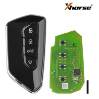XHORSE XSGA80EN XM38 V-W Style 4-Button Universal Smart Remote Key 5PCS