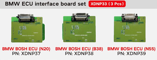 Xhorse XDNP33 Adapter for BMW ECU Interface Board set 3pcs