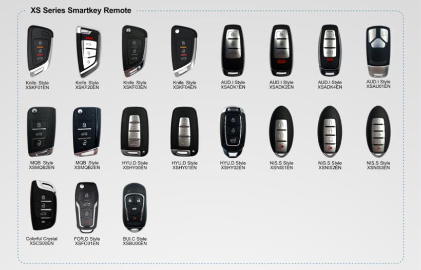 xs series smartkey remote