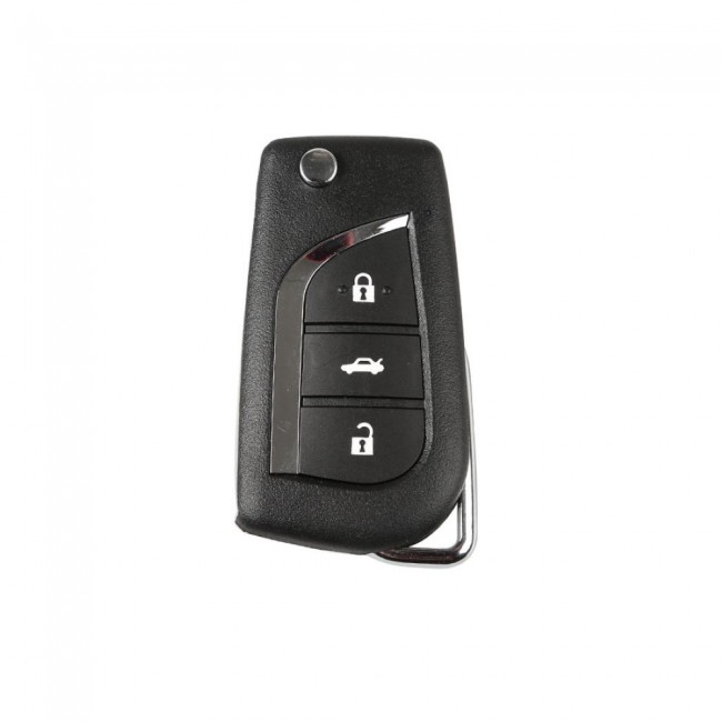 XHORSE XKTO00EN Toyota Universal Wire Remote Key 3 Buttons 5pcs