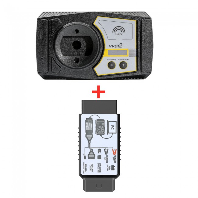 Xhorse VVDI2 Full Version + Toyota 8A Non-smart Key Adapter for All Key Lost No Disassembly
