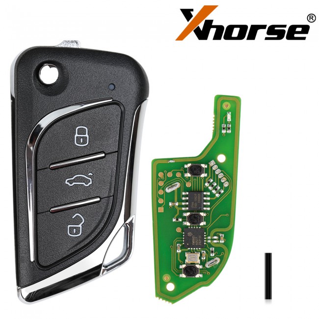 XHORSE XKLKS0EN Wire Remote Key Lexus Style 3 Buttons 5PCS