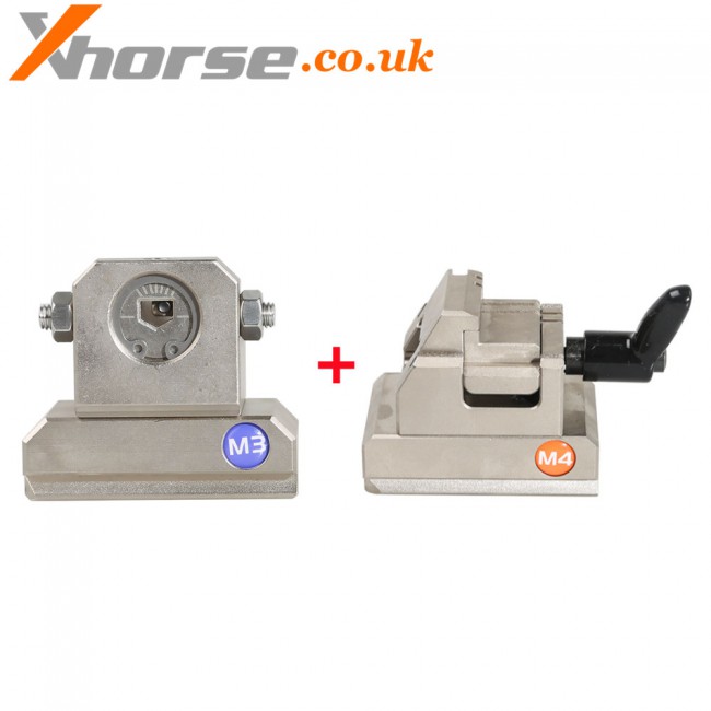 Xhorse M3 Clamp for Ford FO21 TIBBE Key Blade / Citroen SX09 and M4 Fixture Clamp for House Keys
