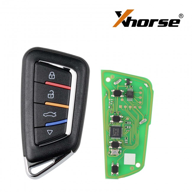 XHORSE XSKF30EN Universal Smart Remote Key 4 Bouton 5PCS