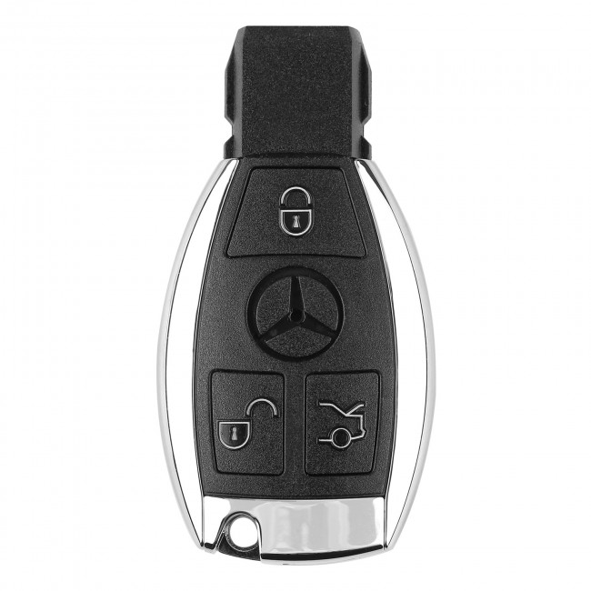 Benz Smart Key Shell 3 Buttons Single Battery without Logo 5pcs/lot