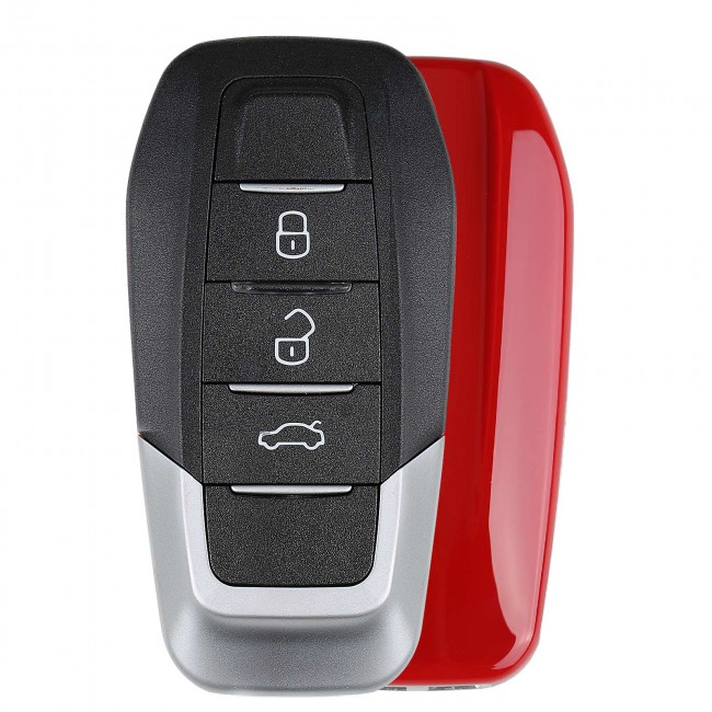 (5pcs/lot) Xhorse XKFEF1EN Universal Remote Key 3 Button Red Back Cover