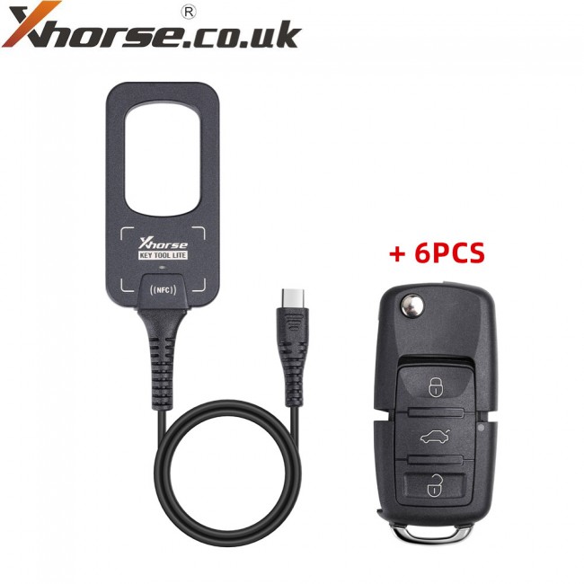 Xhorse VVDI BEE Key Tool Lite With 6 XKB501EN Wire Remotes