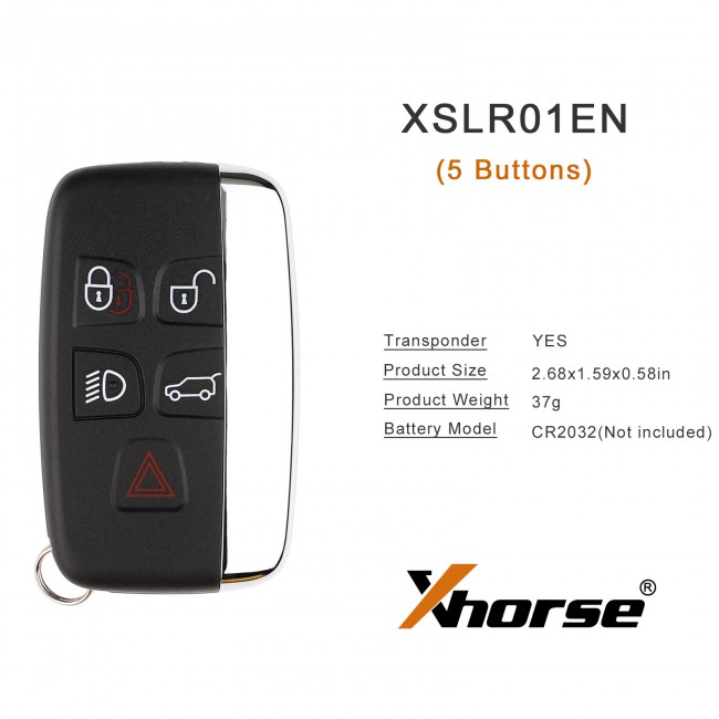 XHORSE XSCH01EN KE.LSL Style/ XSLR01EN LU.H Style XM38 Universal Smart Key 5PCS
