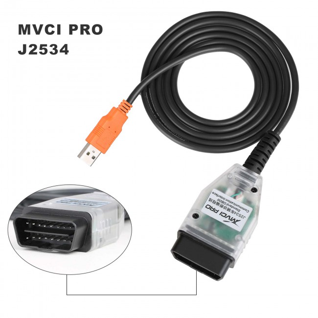 Xhorse MVCI PRO J2534 Vehicle Diagnostic Programming Cable XDMVJ0