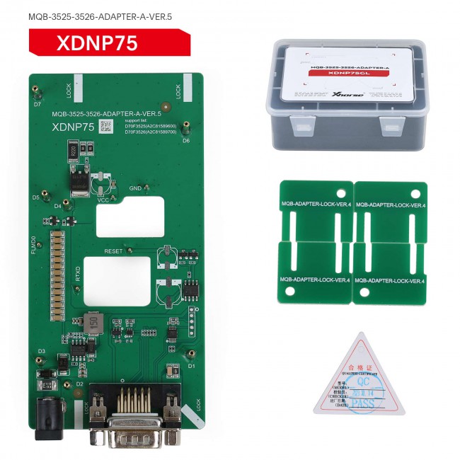 Xhorse XDNPM3GL MQB48 No Disassembly No Soldering 13 Full Set Adapters XDNPM3GL Work with Multi PROG/ VVDI PROG/ Key Tool Plus