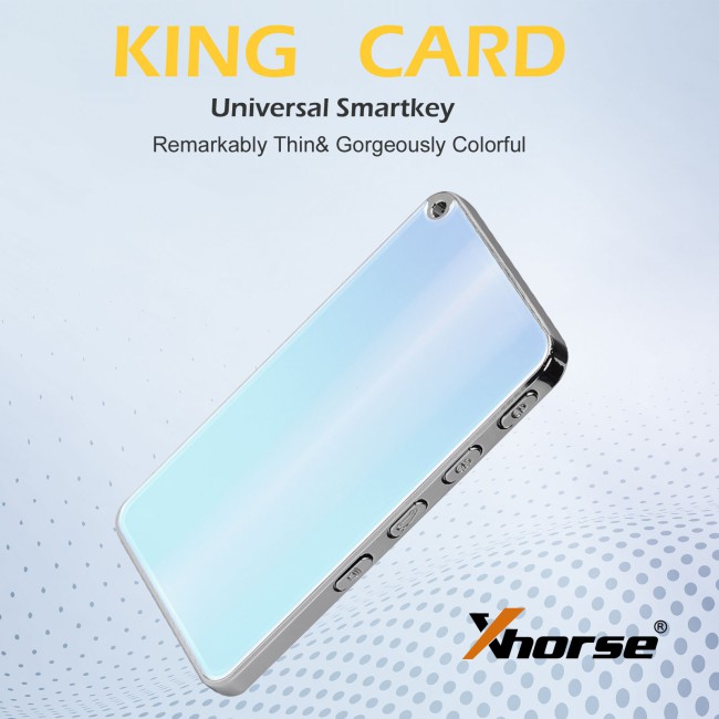 Xhorse XSKC04EN King Card Brand New Eye-Catching Diamond Blue Smartkey Remote