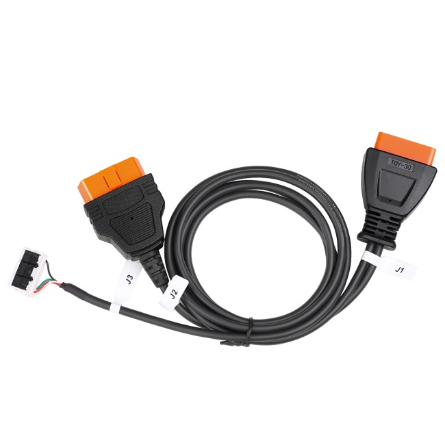 Xhorse VVDI TOY-BA cable Supports 2022- Toyota BA Models Add Key and All Key Lost Work with Key Tool Plus/Key Tool MAX Pro/ FT-OBD Tool