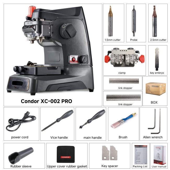 Original Xhorse Condor XC-002 Pro Mechanical Key Cutting Machine