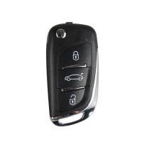XHORSE VVDI2 Volkswagen DS Type XKDS00EN Universal Remote Key 3 Buttons (Independent packing) 5pcs/lot