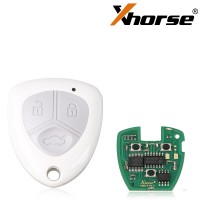 XHORSE XNFE01EN Wireless Universal Remote Key Ferrari Style Flip 3 Buttons Remotes for VVDI Key Tool English Version 5PCS