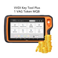 1 VAG Token MQB Online Immo Data Calculation Token for VVDI Key Tool Plus Supports MQB49 Remote