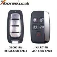 XHORSE XSCH01EN KE.LSL Style/ XSLR01EN LU.H Style XM38 Universal Smart Key 5PCS