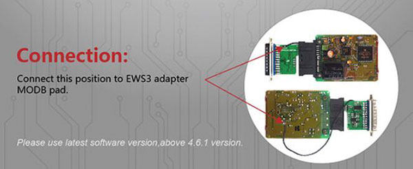 Xhorse vvdi prog EWS3 adapter connection
