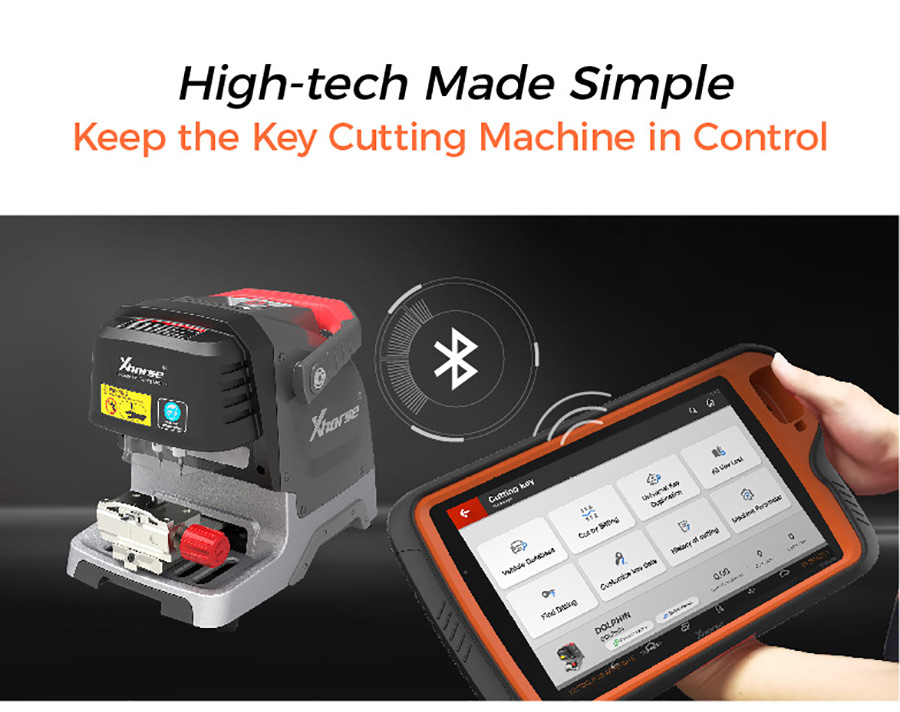 key tool plus tp control xhorse key cutting machine 1
