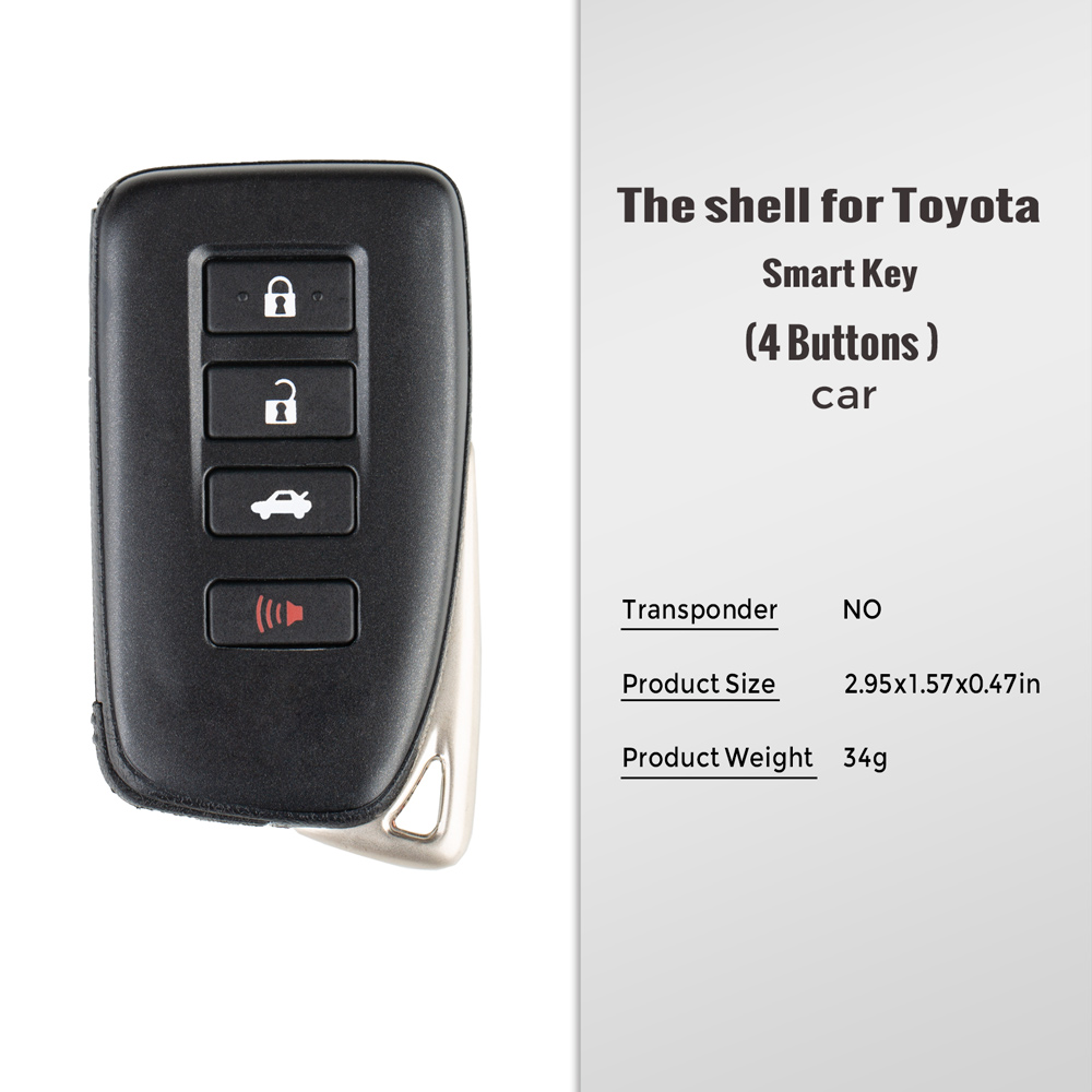 Toyota Smart Key Shell 1825 Lexus car 4 Button