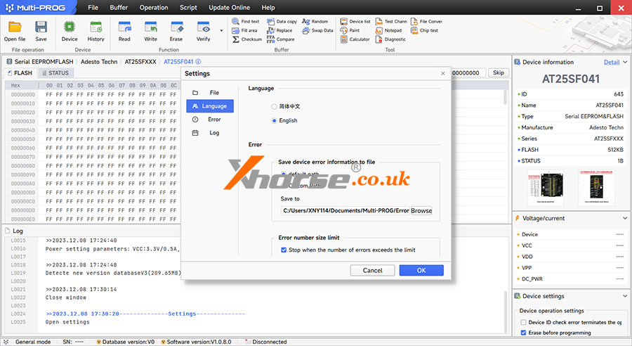 xhorse multi-prog programmer software display 01