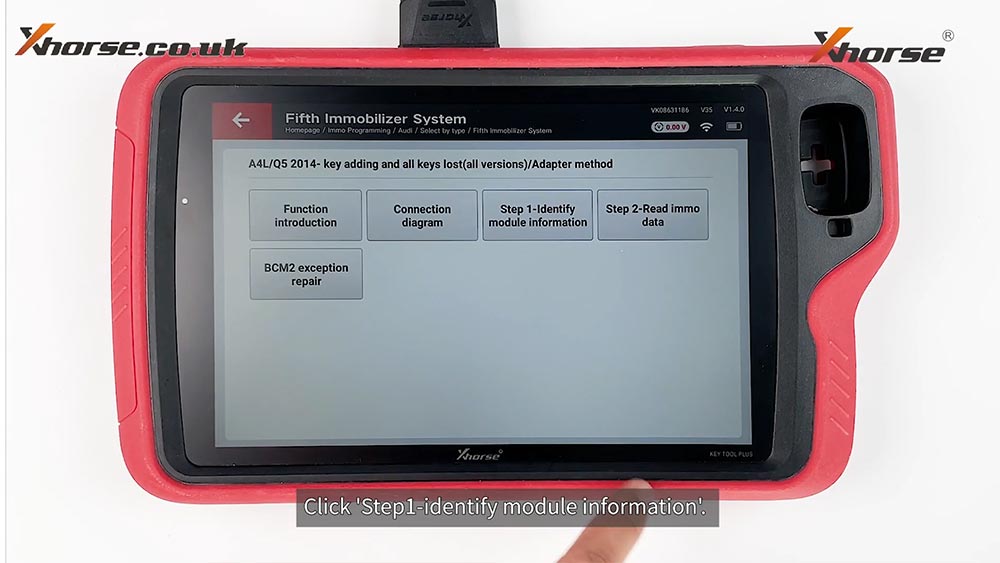 Xhorse AUDI BCM2 Adapter with VVDI 2 & VVDI PROG 11